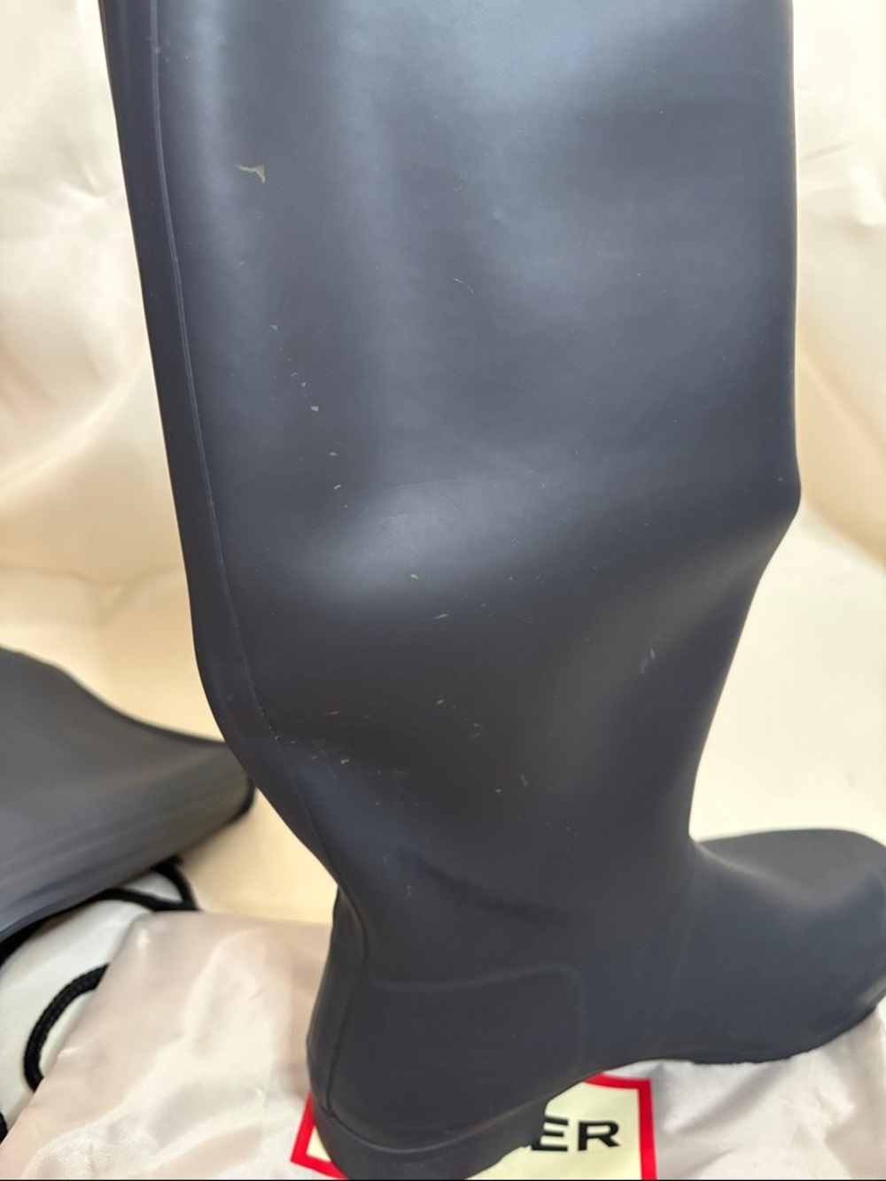 Hunter Original Tall Rain Boots - Navy (NO BOX) - Picture 7 of 7